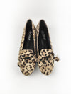 KIRA B&W ANIMAL PRINT LEATHER LOAFERS