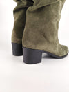 PHOEBE KHAKI SUEDE BOOTS (5,5cm)