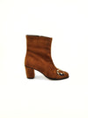 CHIARA RUST SUEDE LEATHER BOOTS (6,5cm)