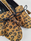 KIRA LEOPARD PRINT LEATHER LOAFERS